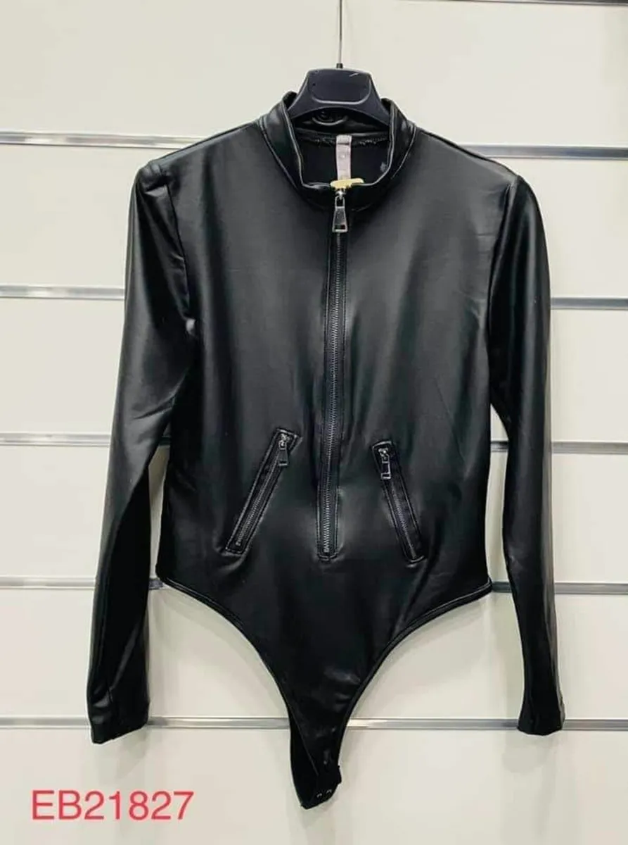 Sensual Bodysuit Eco Leather - Image 2