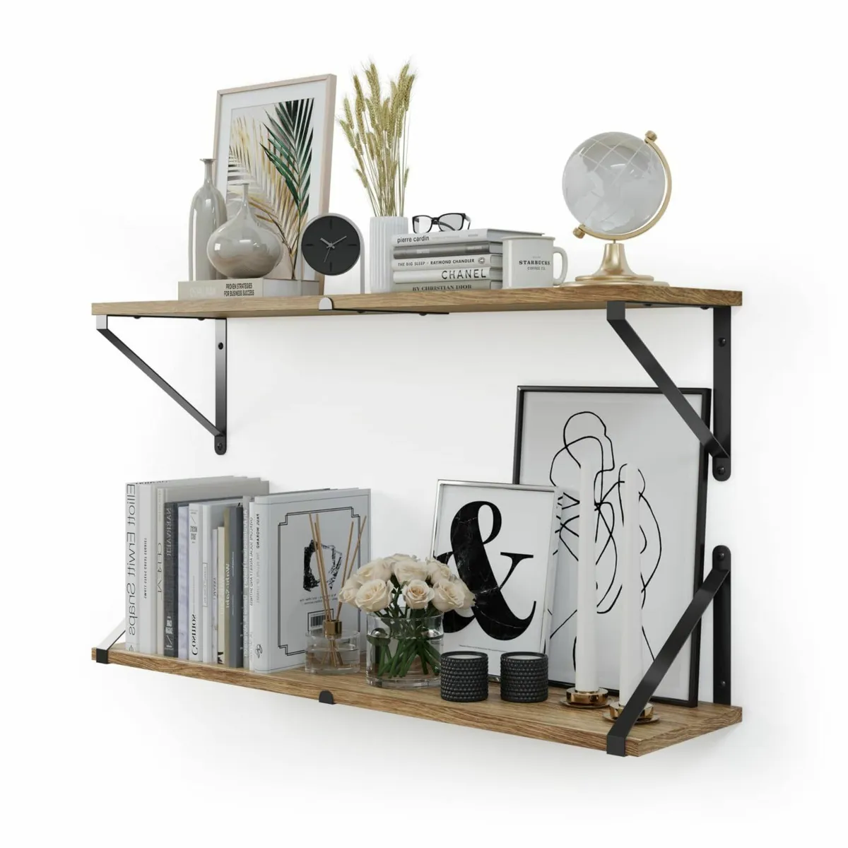 CASSA ZENO Wall Mounted Floating Book Shelves for - Image 4