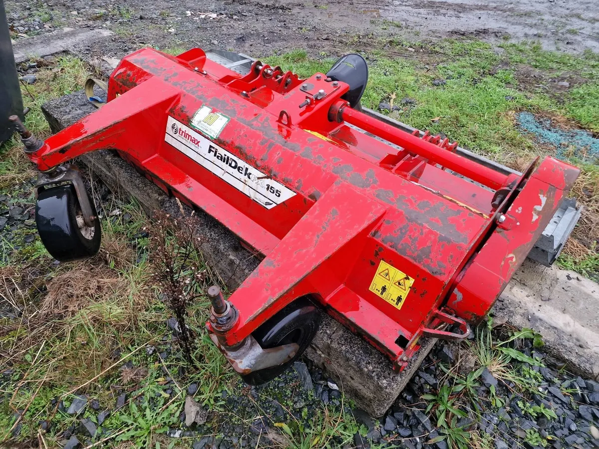 Kubota outfront ride on mower lawnmower trimax fla - Image 2