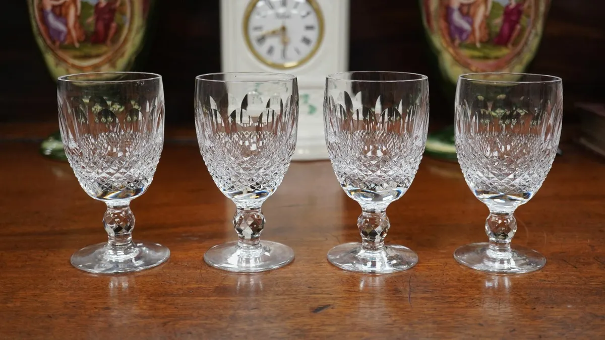 Waterford Crystal Wine Goblets - Image 2