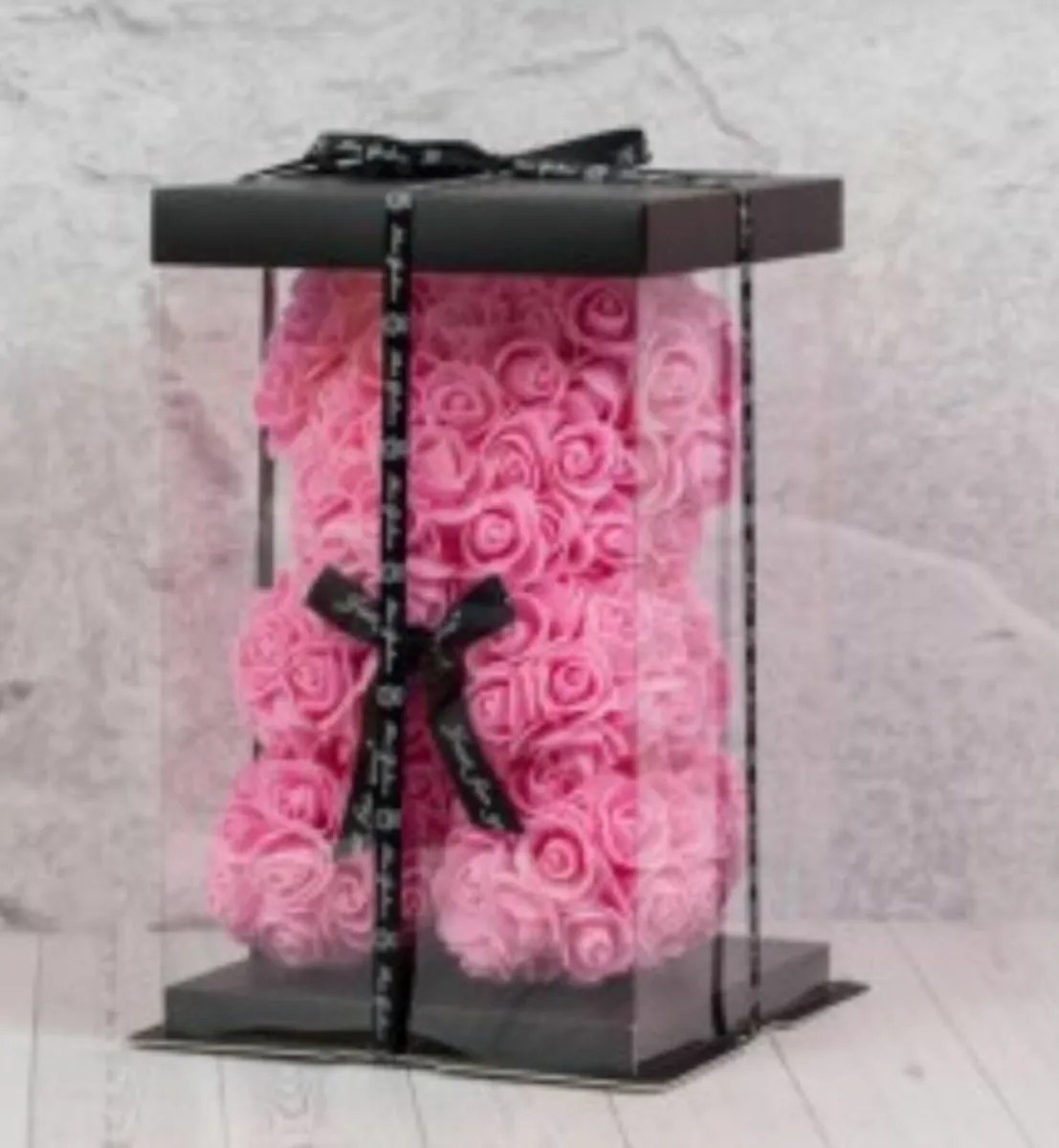 Rose bear 25 cm free packaging - Image 2