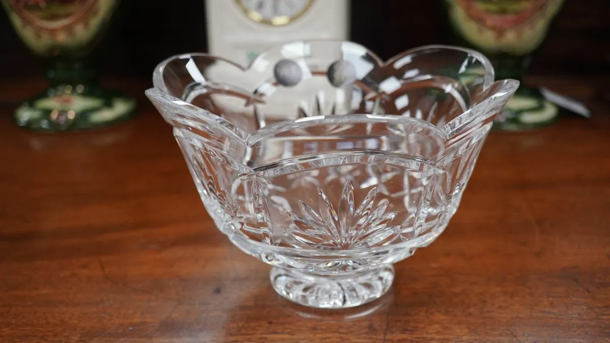Waterford Crystal Scallop Pedestal Bowl - Image 2