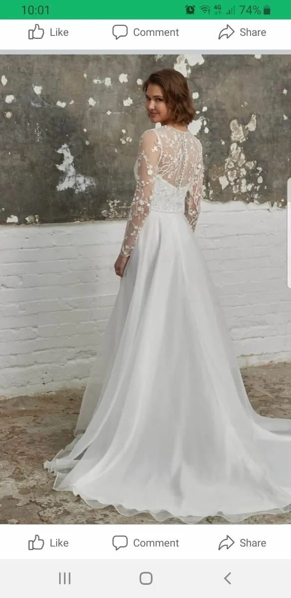 WINTER WEDDING DRESS FOR SALE €650 - Image 2