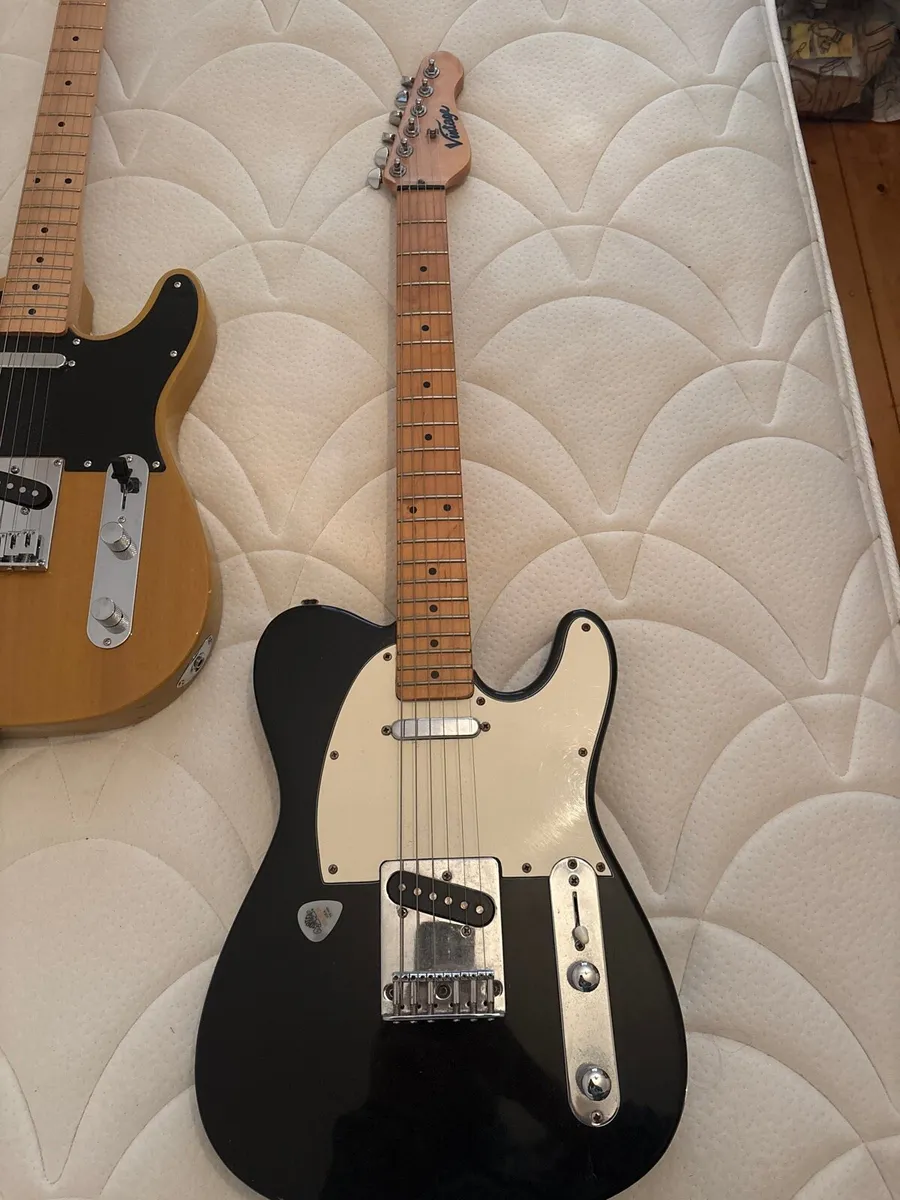 Vintage Telecaster Style Guitar - Image 1