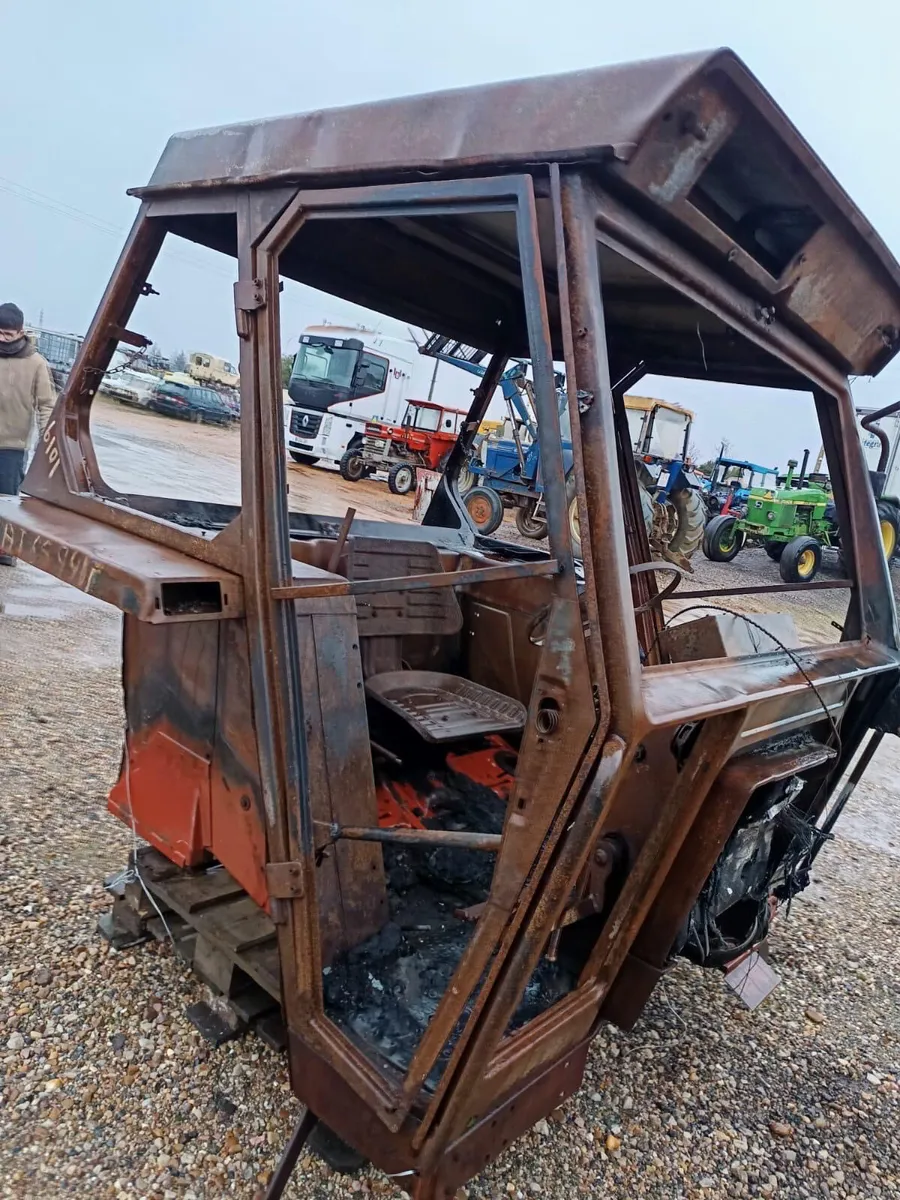 Fire Damaged Fiat Super Comfort Cab - Image 1