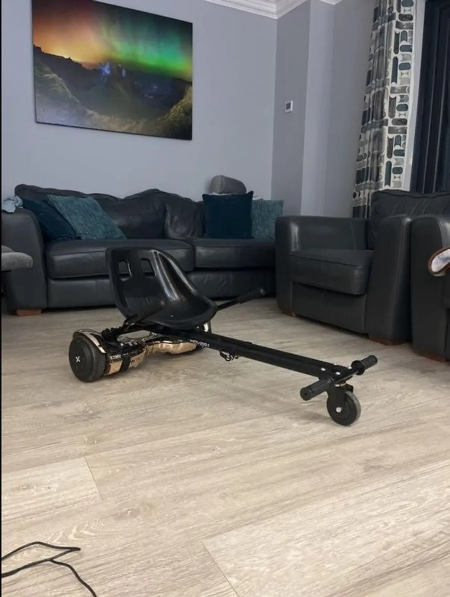 Hover Board and Cart - Image 1