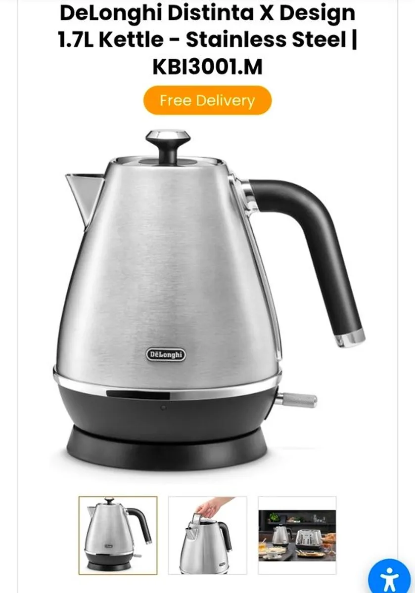 Delonghi Kettle & Toaster Unopened Brand New - Image 1