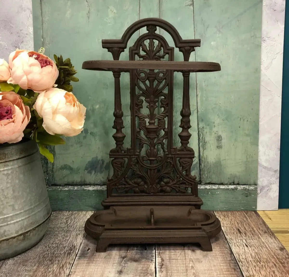 New Cast Iron Umbrella Stand Vintage Style - Image 4