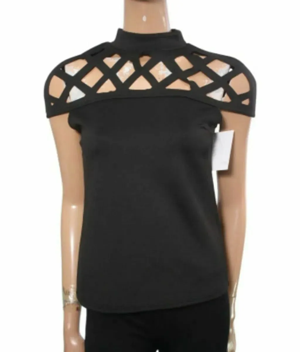 Women black blouse S-M - Image 3