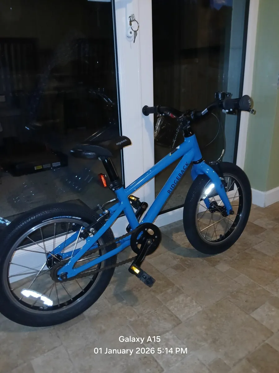 16inch blue ridgeback bike