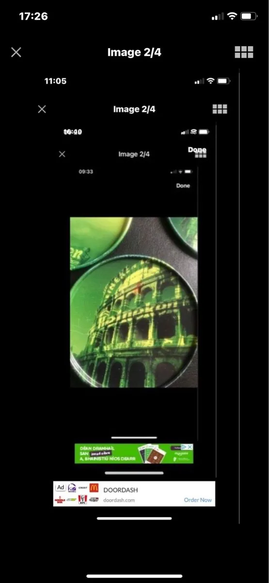 Heineken Metal Coasters (4) - Image 2