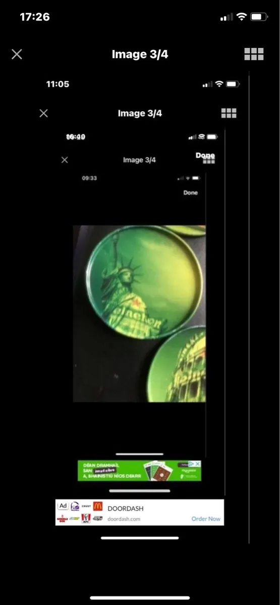 Heineken Metal Coasters (4) - Image 3