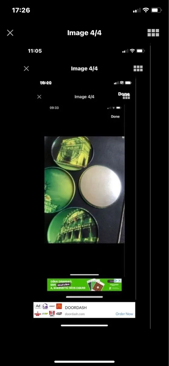 Heineken Metal Coasters (4) - Image 4