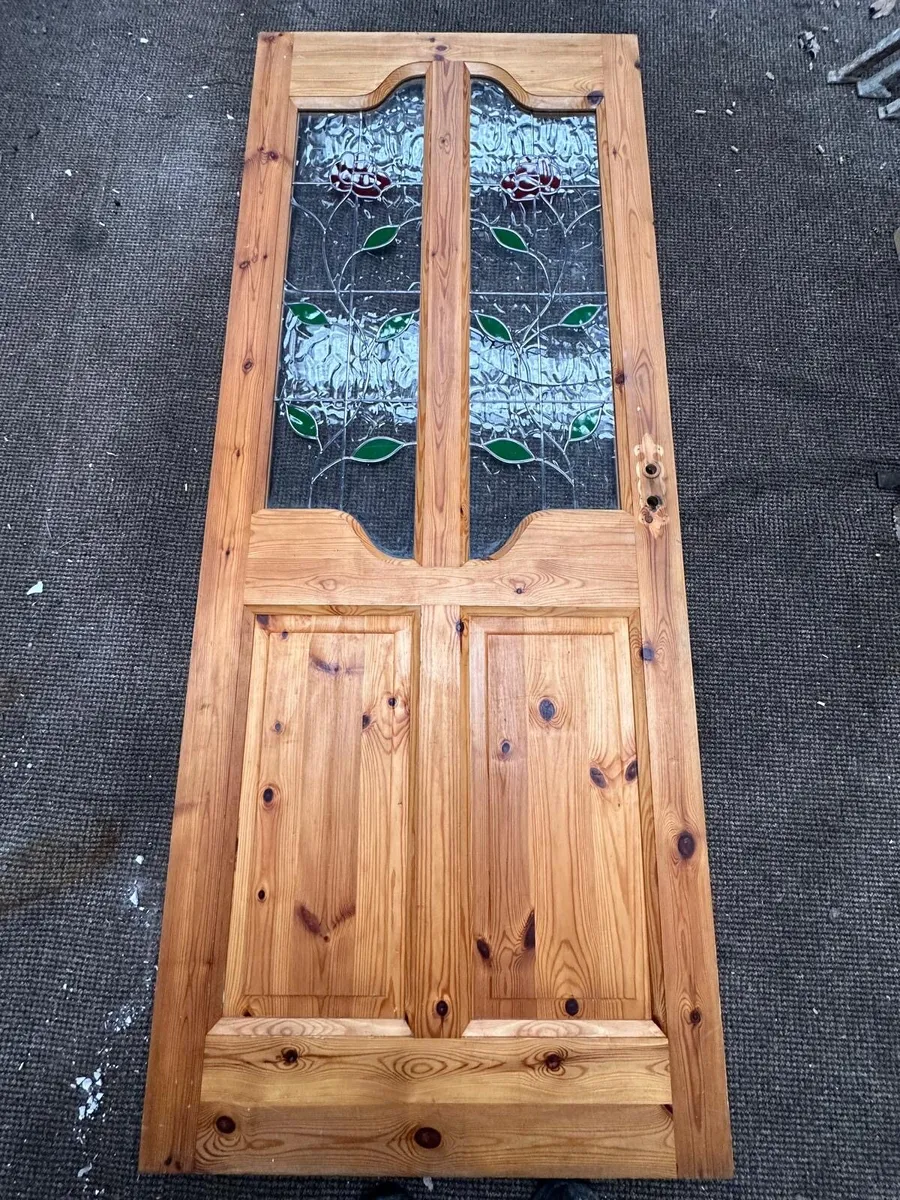 Free to take away pine glass doors - Image 3