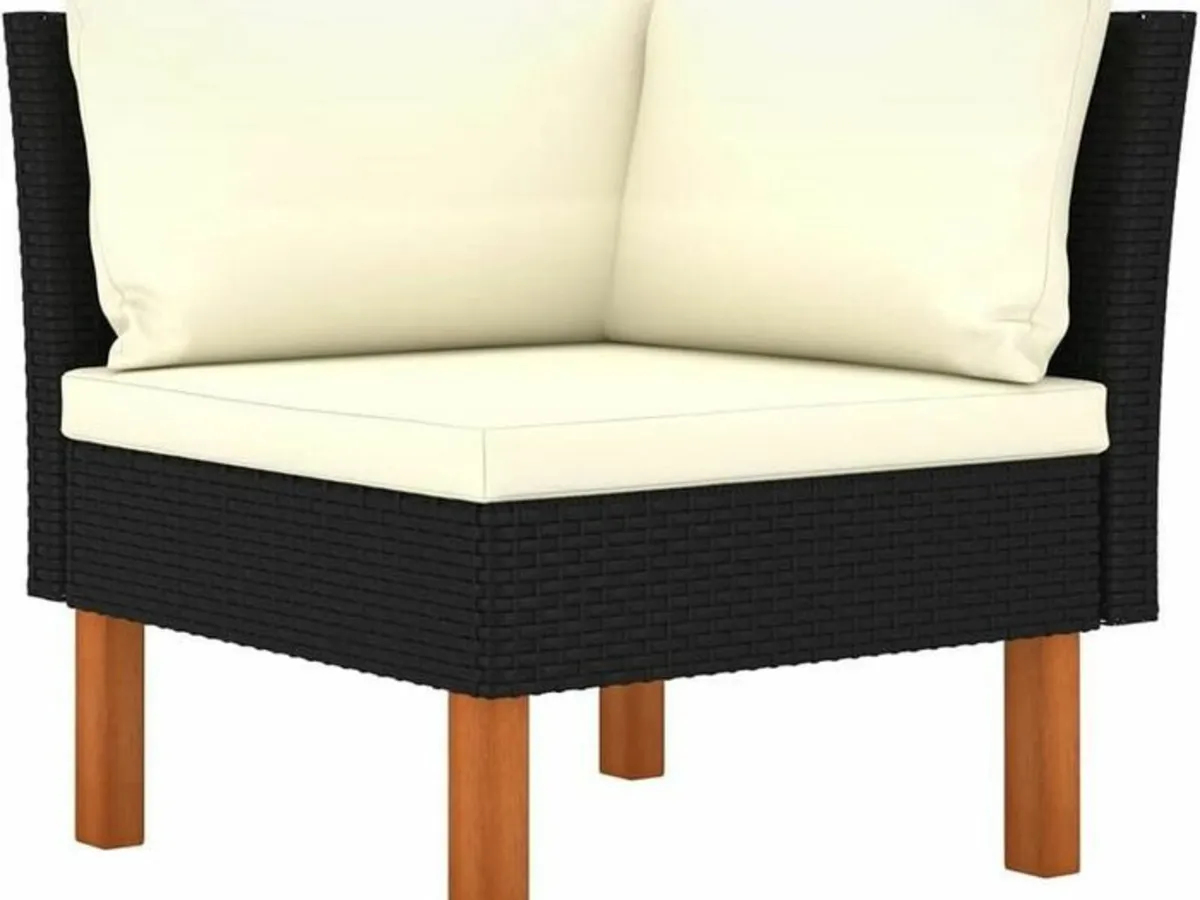 Outdoor Corner Sofa Seat PE Rattan - Image 1
