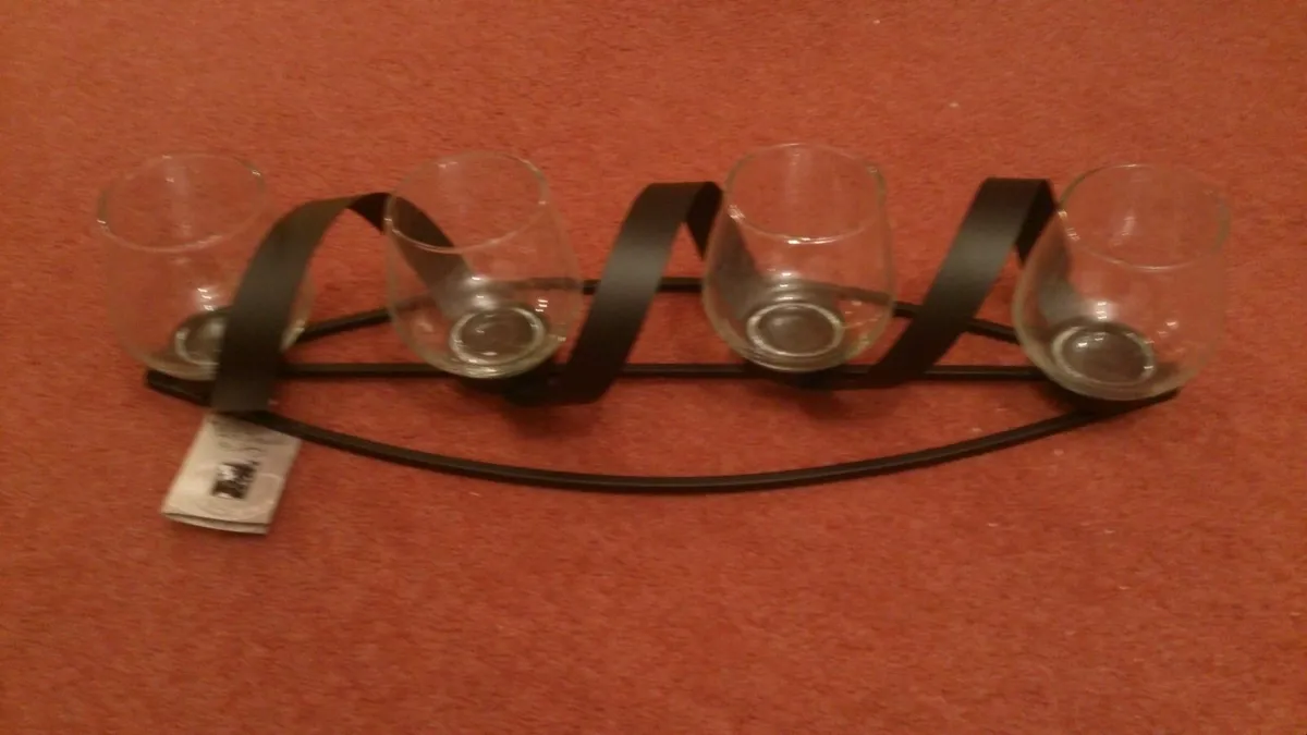 Iron Candle holder / Wine Bottle Holder / T-light - Image 4