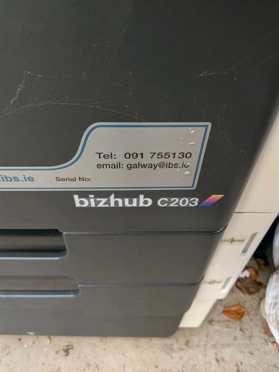 Konica Minolta Bizhub c203 printer scanner copier - Image 2