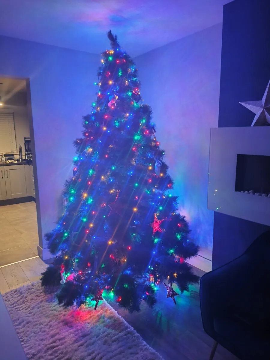Free includes lights  tree 8ft Nebraska tree