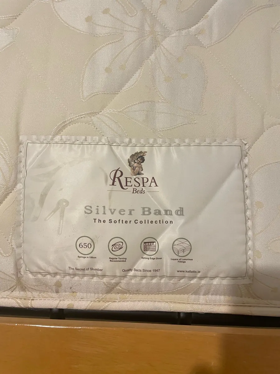 Double bed and mattress - Image 2