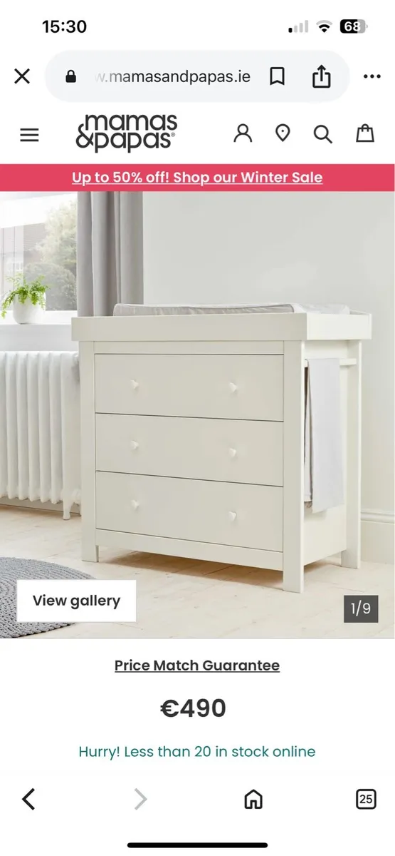 Mamas & Papas Changing Table/Dresser - Image 4