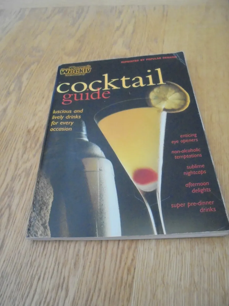 Womens Weekly Cocktail Guide Book for Sale - Image 1