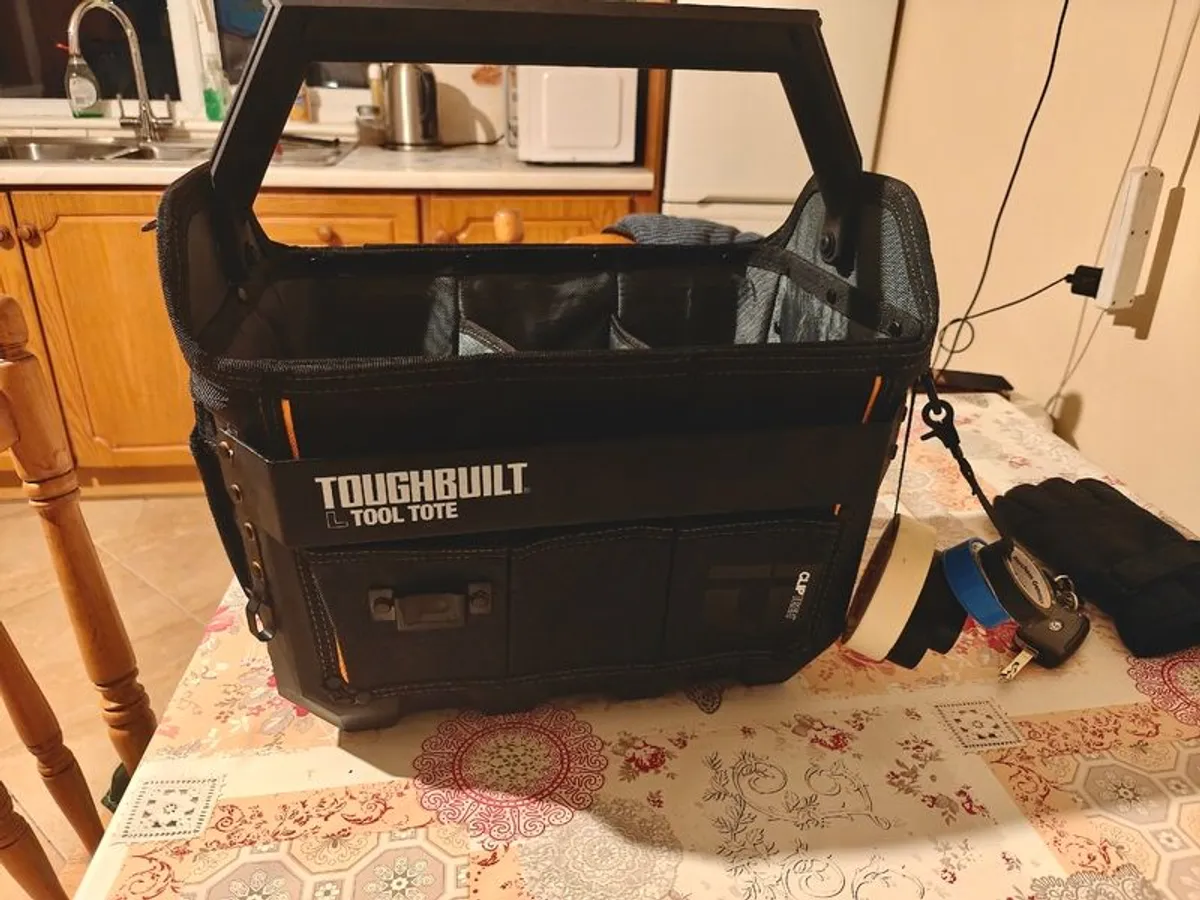 ToughBuilt Large HardBody Tool Tote 16 inch/400mm (TB-CT-82-16) - Excellent Condition - Image 1