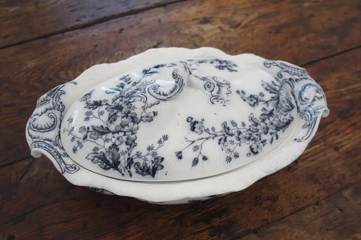 Antique China Tureen - Image 1
