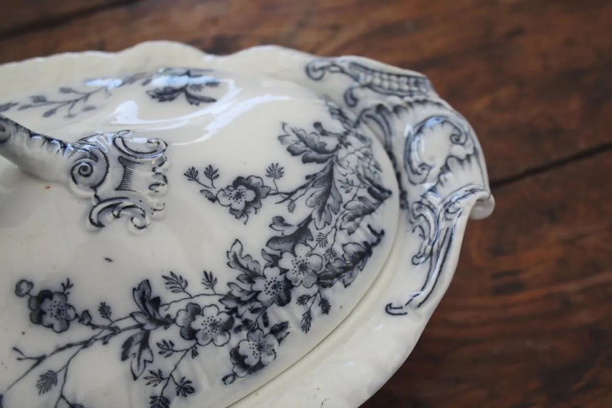 Antique China Tureen - Image 3