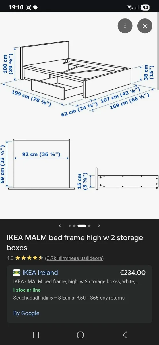 Ikea MALM single bed and toddler bed - Image 4