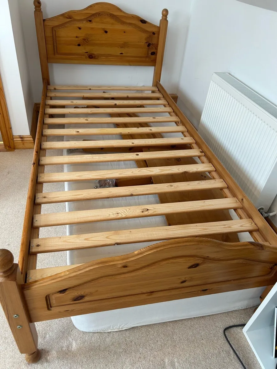 2 Pine Single Beds - Image 2