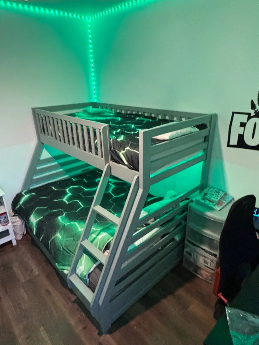 Solar Bunk Bed Light Grey - Image 2