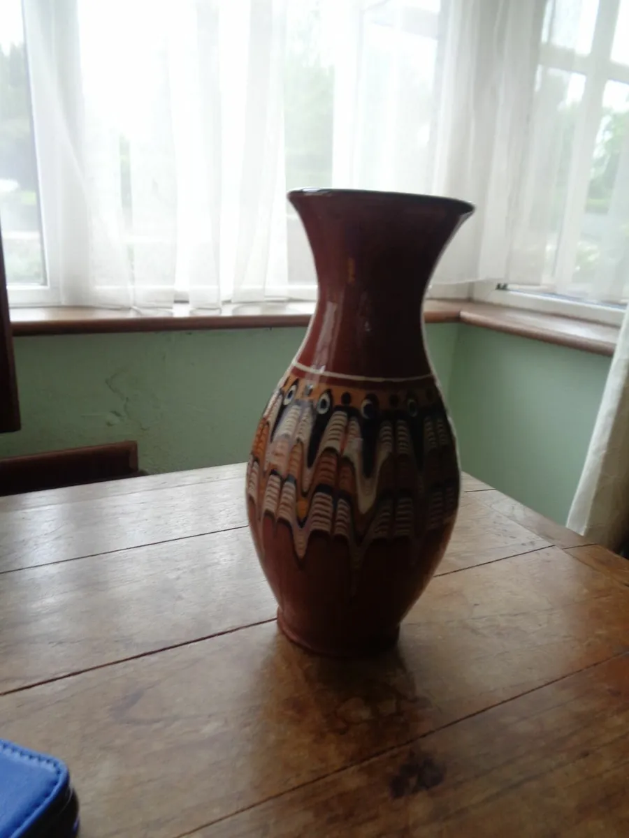 Bulgarian Hand Made Vase for Sale - Image 1