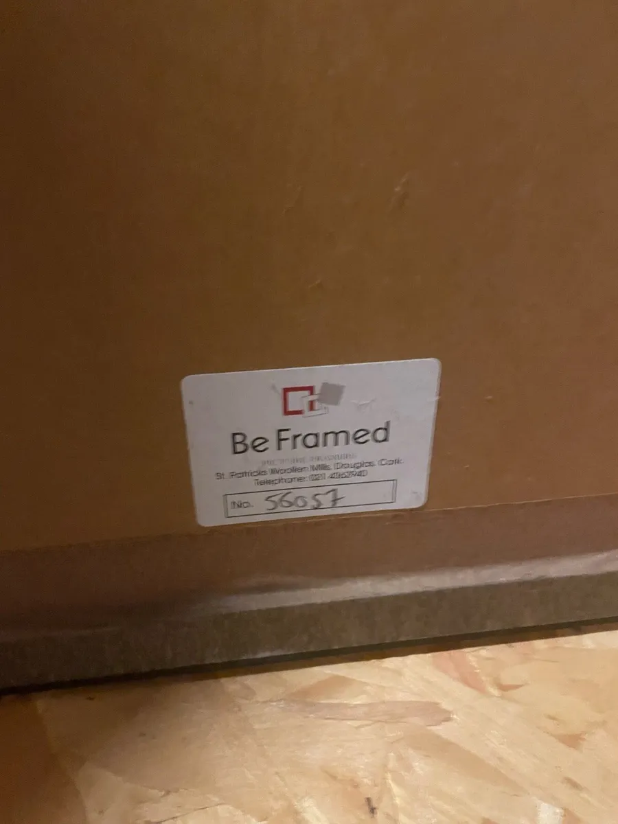 Framed Gustav Klimt “The Kiss” print - Image 2