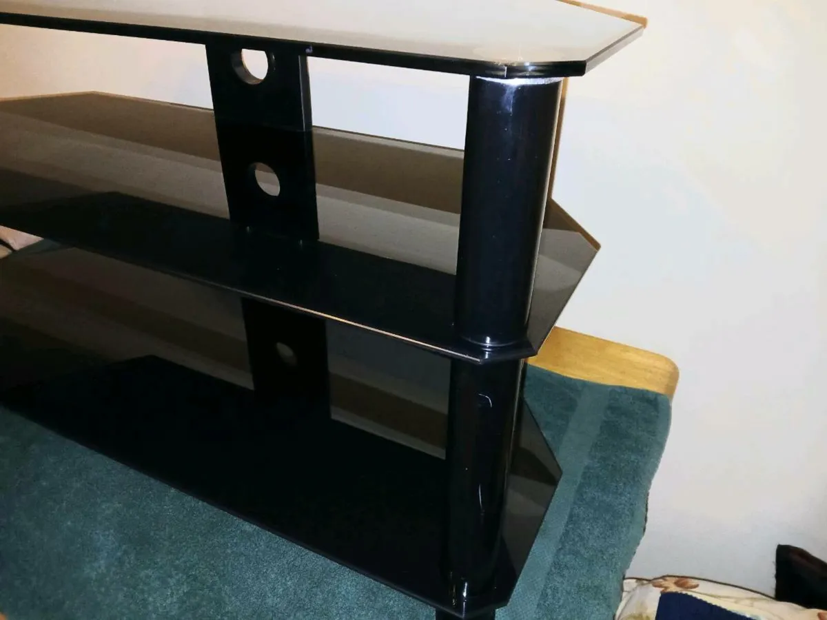 New heavy duty glass tv stand. - Image 3