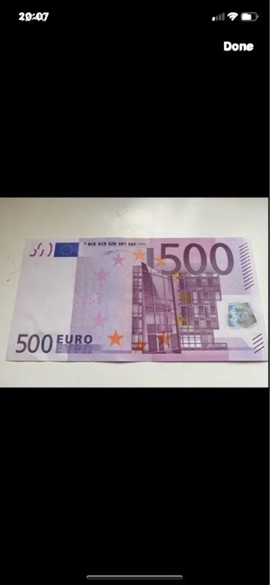 Vintage €500 Banknote - Image 1