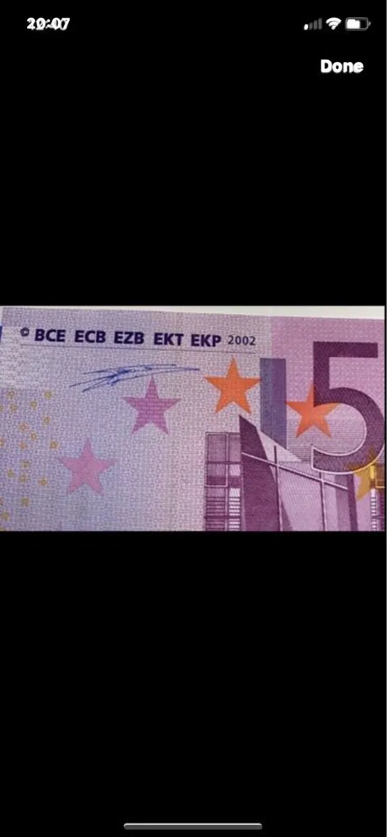 Vintage €500 Banknote - Image 2