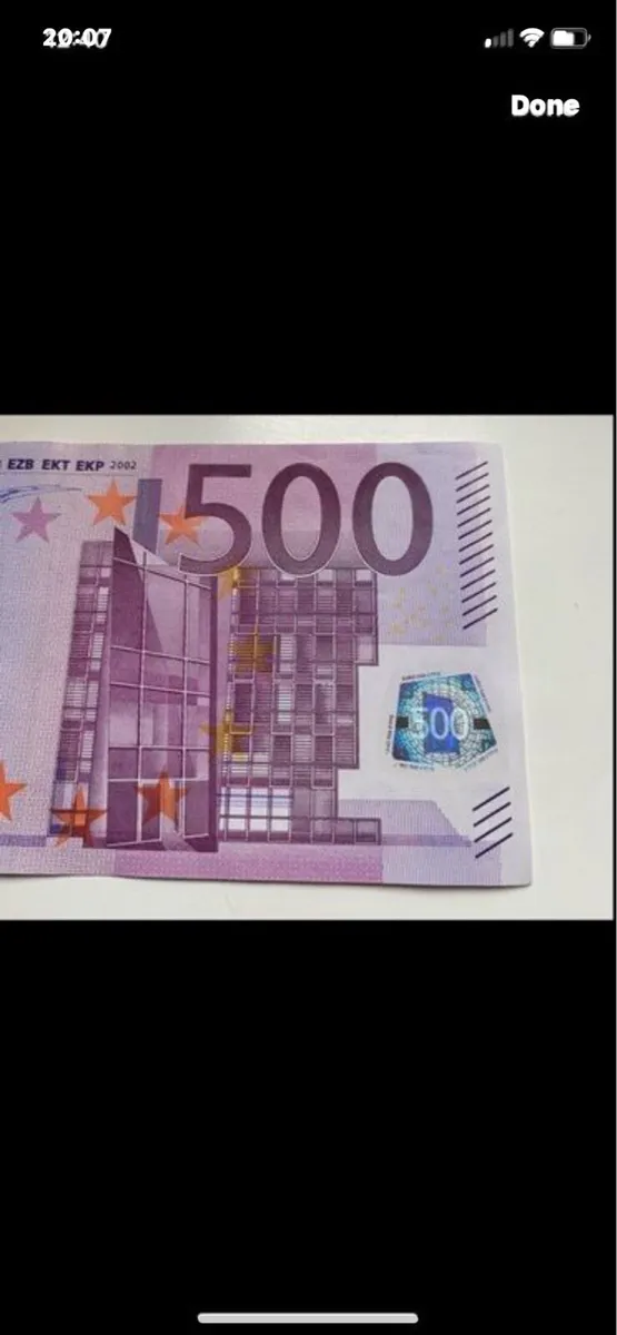 Vintage €500 Banknote - Image 3
