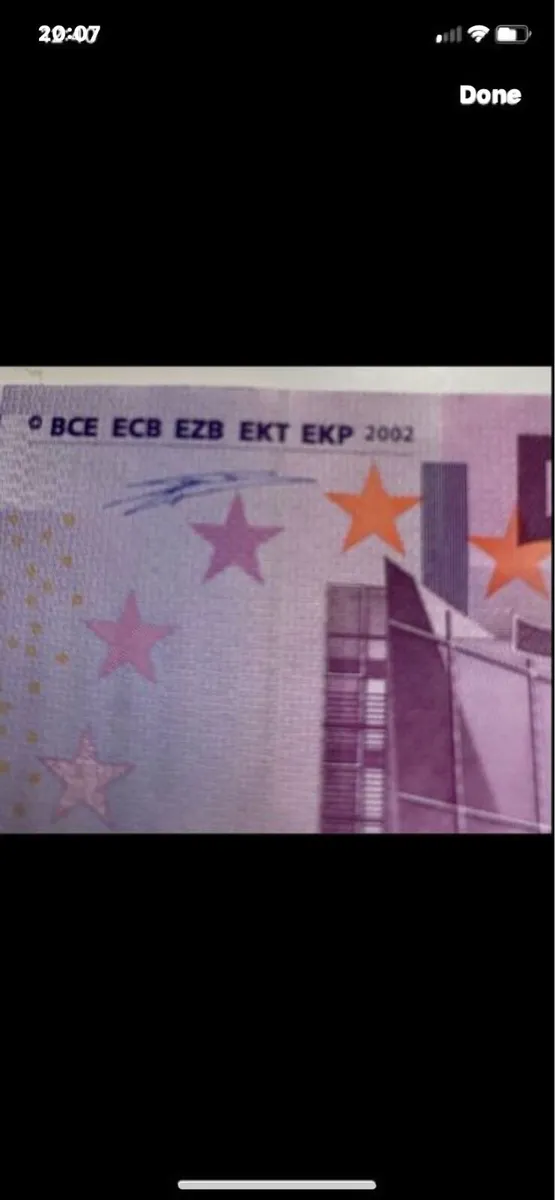 Vintage €500 Banknote - Image 4