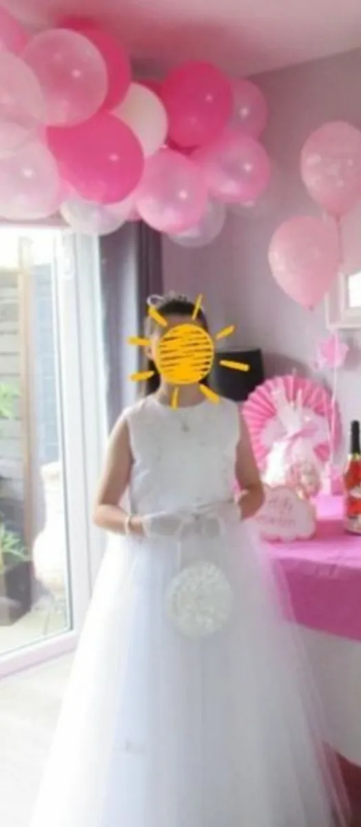 Communion Dress- White - Image 1