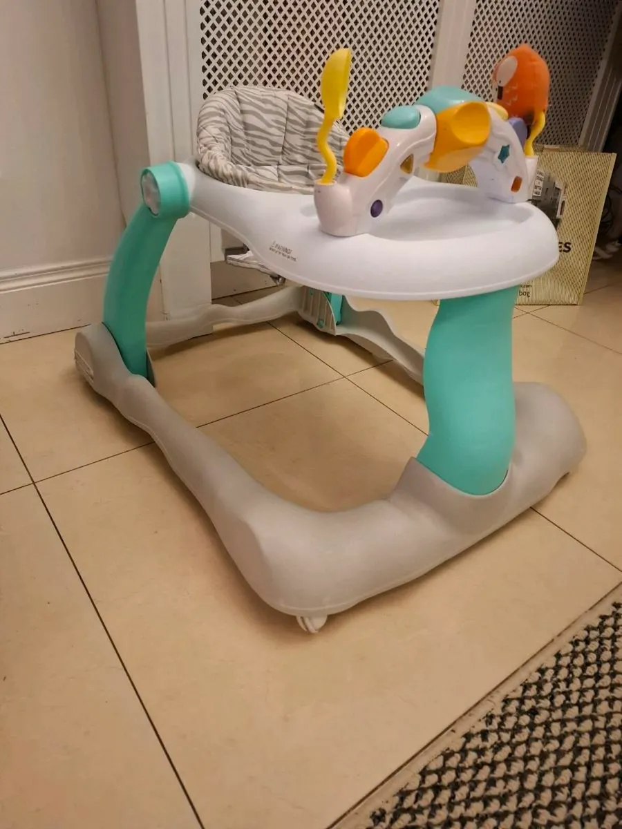 Baby walker and high chair - Image 3