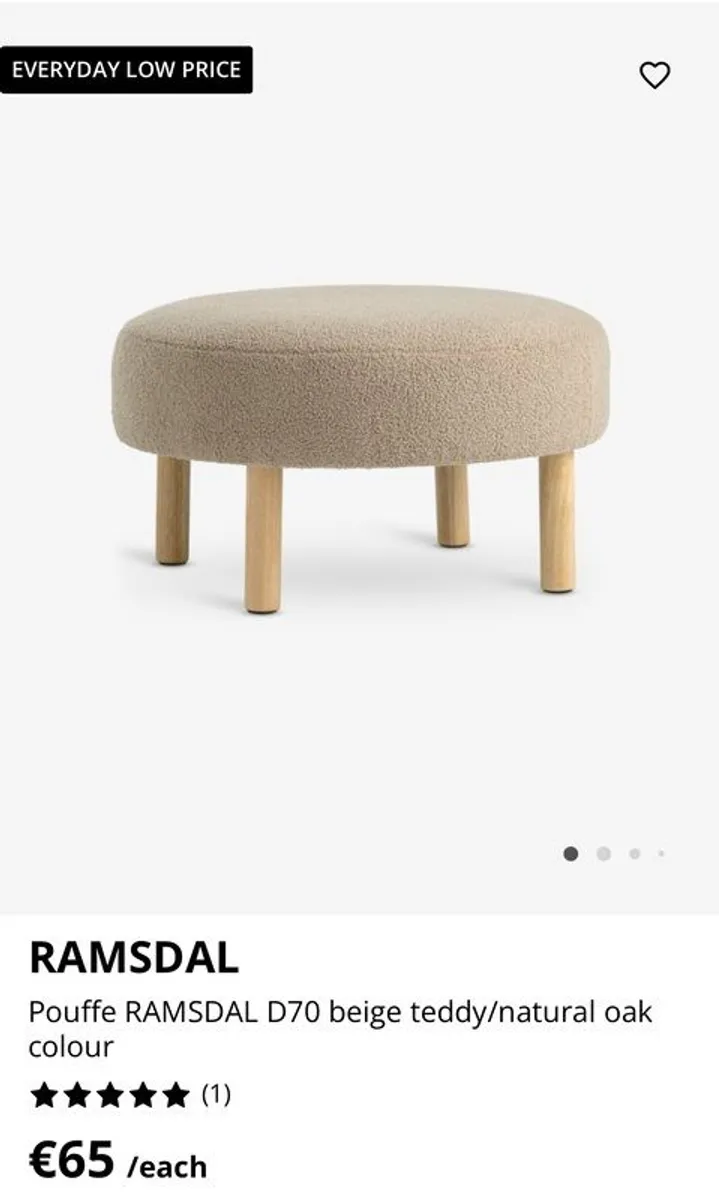 footstool / pouffe - Image 1