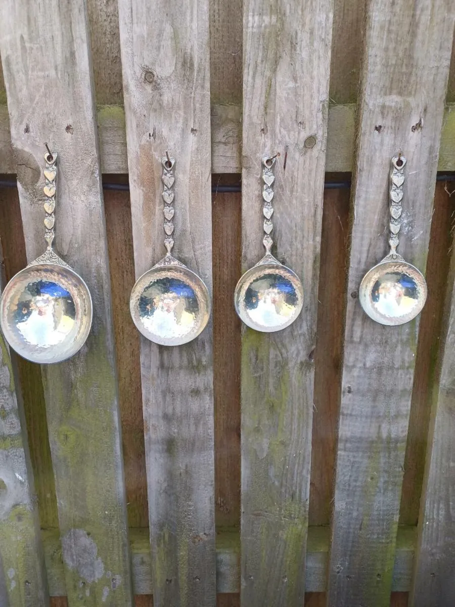 Vintage Crosby & Taylor Pewter Measuring Cups - Image 1