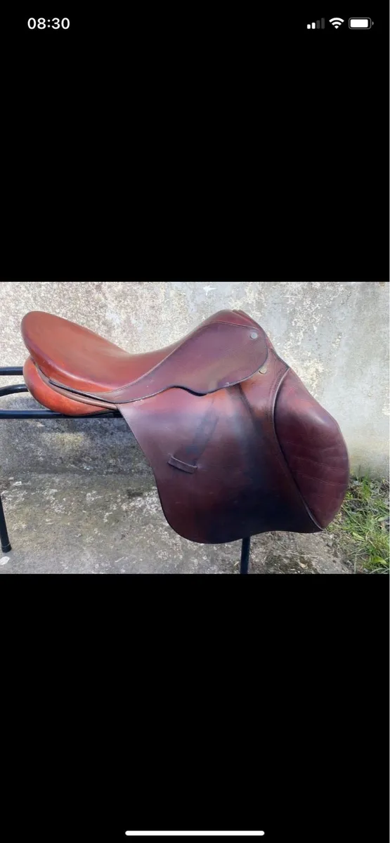 Leather saddle Berney brothers - Image 1