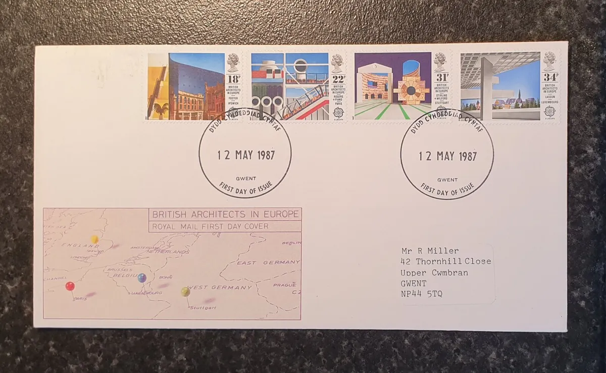 UK 1st Day Covers from 1987 - Image 1