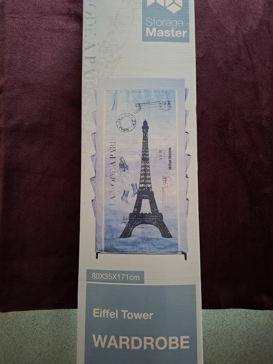 Brand New Fabric Canvas Wardrobe. Still in box. - Image 1