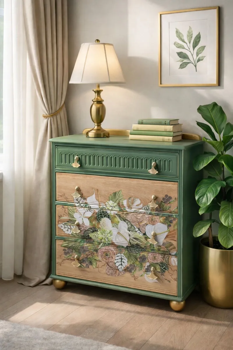 Antique chest of drawers - Image 1