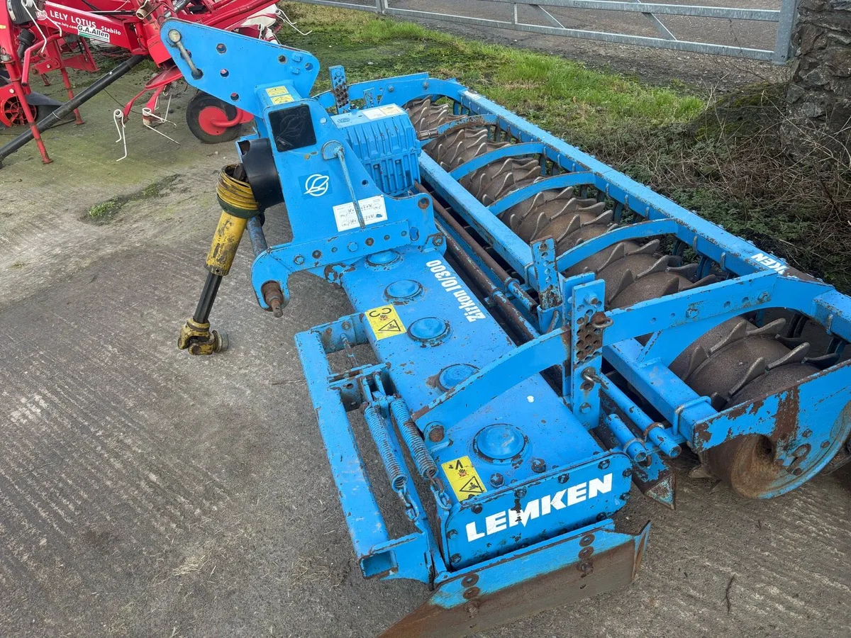 Lemken power harrow - Image 1