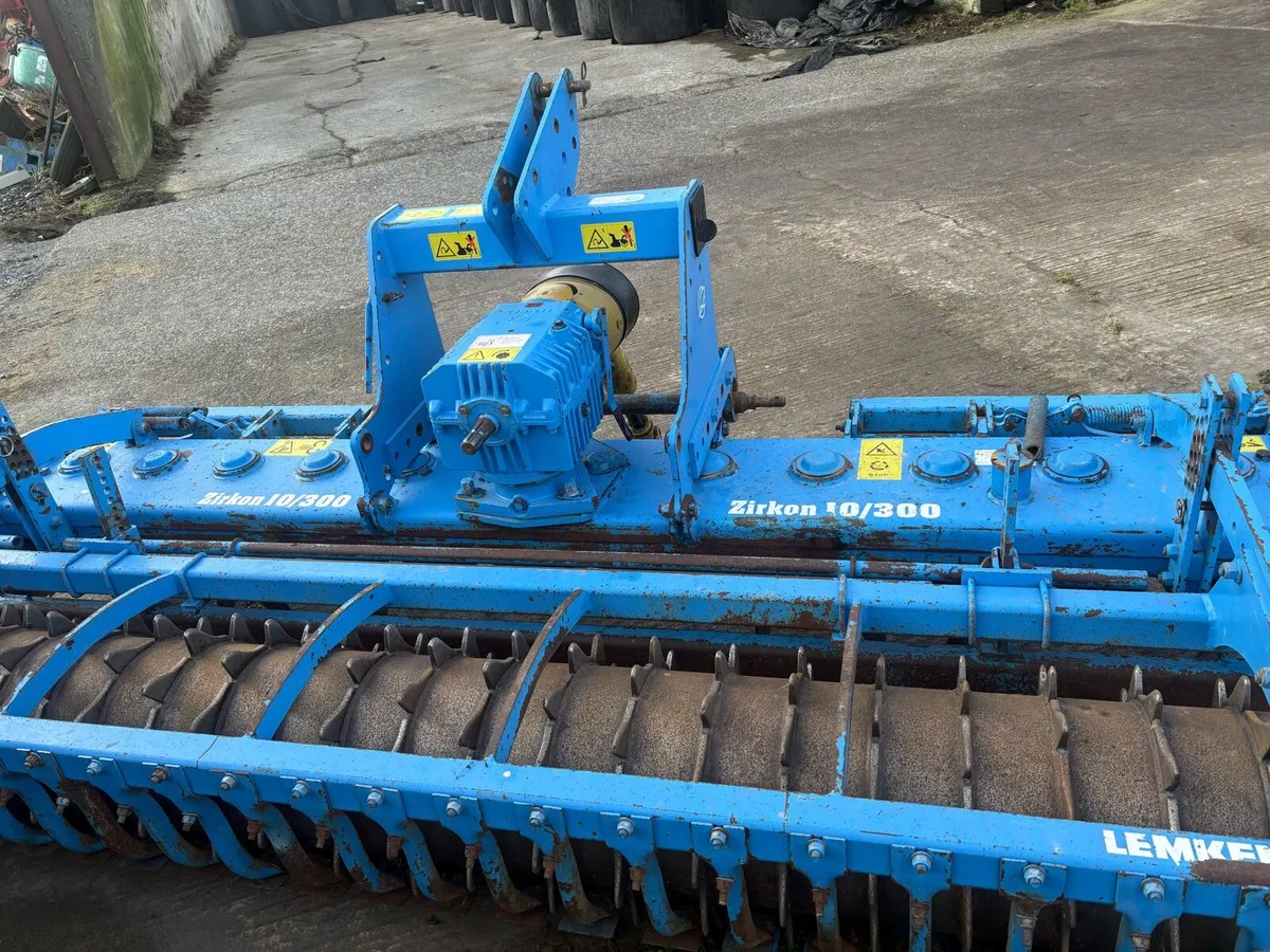 Lemken power harrow - Image 2