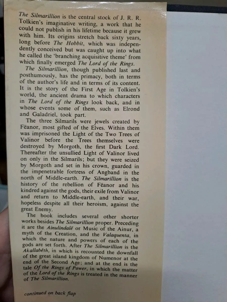 The Silmarillion – J.R.R. Tolkien 1977 - Image 4