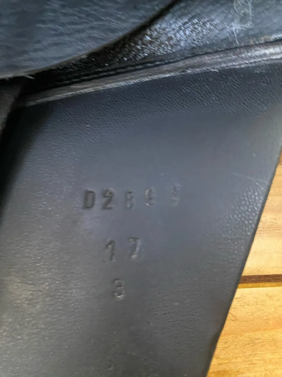 17” cliff barnsby black Leather saddle - Image 3